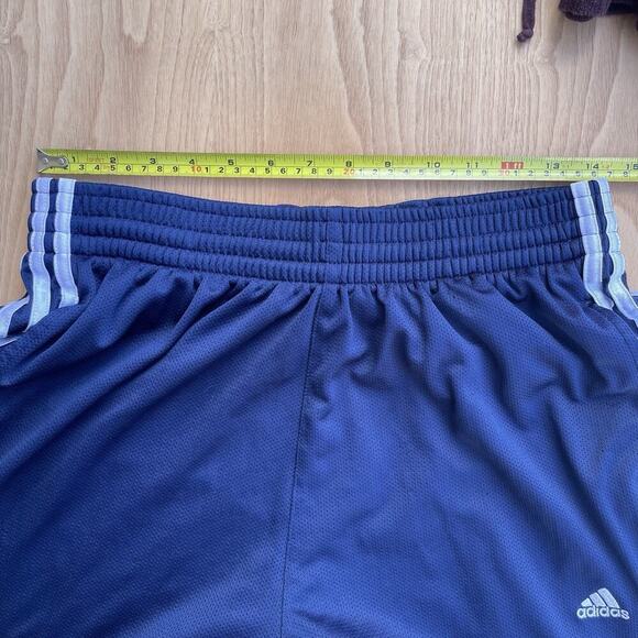 Vintage Adidas Track Pants Mens Medium Blue Running Training Soccer Baggy Y2K - Picture 7 of 9